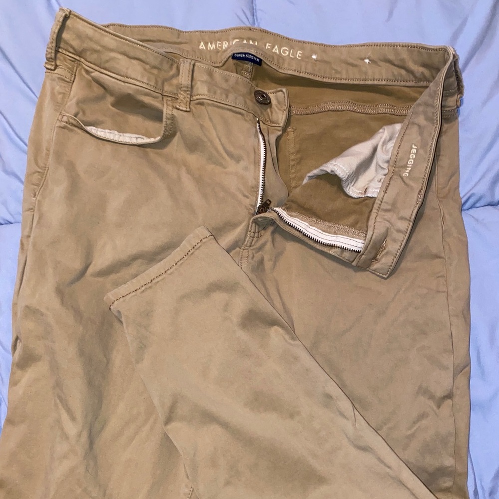 American eagle super stretch Jegging khaki